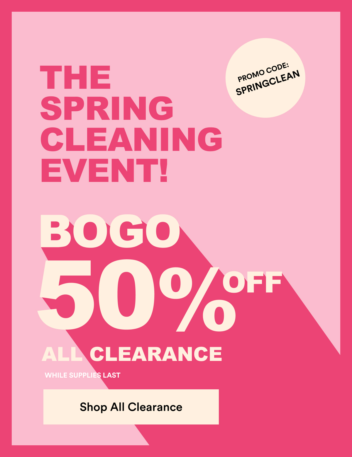 Shop Buy One, Get one 50% Off All Clearance only @ S&amp;B 